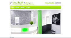 Desktop Screenshot of drjaeger.de